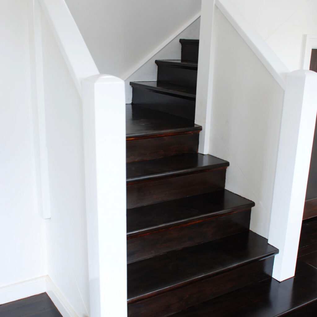 Timber stair sanding and refinishing in Auckland